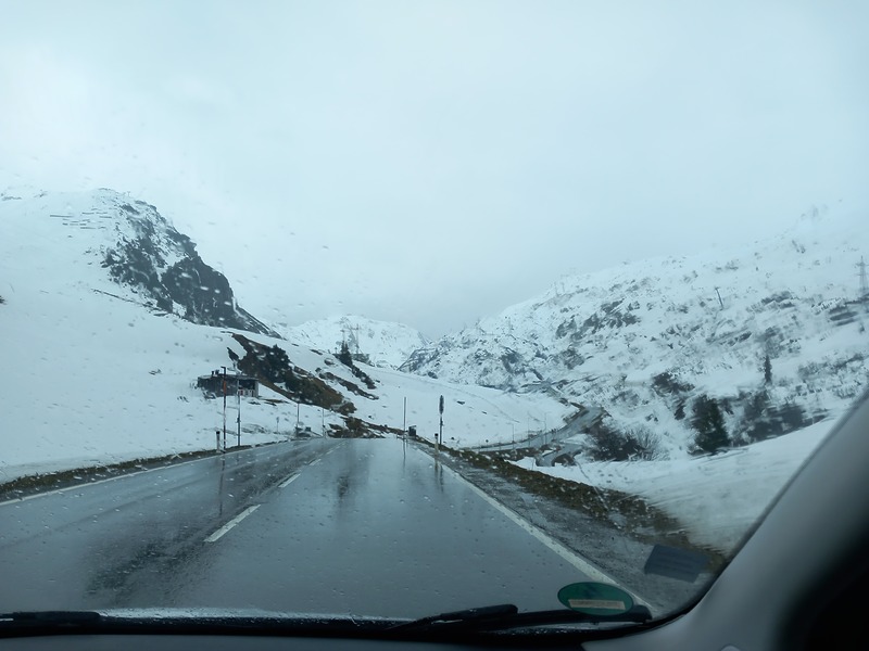 Pass with snow